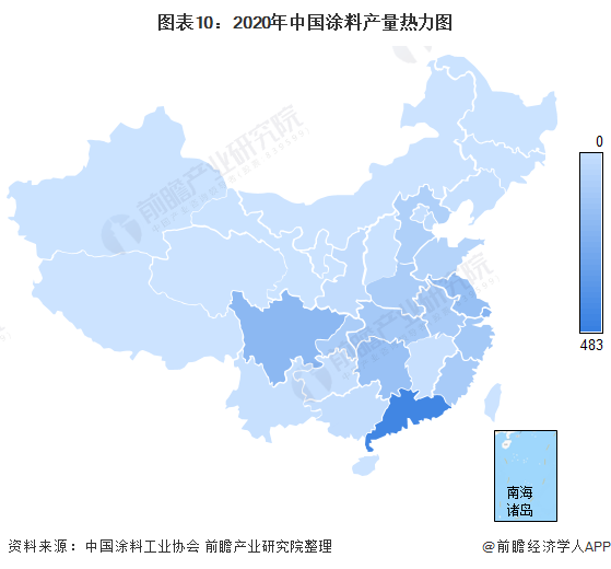 预见2021：《2021年中国涂料行业全景图谱》(附市场现状、竞争格局和发展趋势等)(图10)